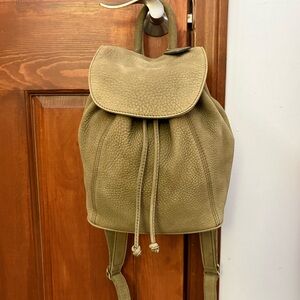 Vintage Coach 4938 Sonoma Backpack, Dark Sage Nubuc